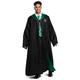 Disguise 107979D Harry Potter, Deluxe Wizarding World Hogwarts House Themed Robes for Adults, Dress Up Costume Accessory Slytherin Outerwear, Black & Green, Large
