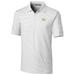 Men's Cutter & Buck White Georgia Tech Yellow Jackets Big Tall Forge Pencil Stripe Logo Polo