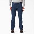 Dickies Men's Lined Regular Fit Denim Carpenter Jeans - Stonewashed Indigo Size 40 30 (DU218)