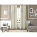 Rosecliff Heights Perrodin Woven Marble Texture Abstract Room Darkening Grommet Curtains Panels Polyester/Cotton Blend in White | 84 H in | Wayfair