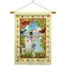 Breeze Decor Bathing Birds 2-Sided Polyester 40 x 28 in. Flag Set in Green | 40 H x 28 W in | Wayfair BD-BI-HS-105037-IP-BO-03-D-US12-AL