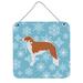 The Holiday Aisle® Borzoi Russian Hound Wall Décor Metal in Gray | 8 H x 6 W in | Wayfair E1DDE0D5EDFB4EB090348798F5A4504B