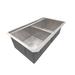 Sinber 33" Undermount Double Bowl Workstation Kitchen Sink w/ 304 Stainless Steel in Gray | 10 H x 19 D in | Wayfair KSS0003D-OLW