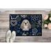 Winston Porter Toluca Flowers Labrador Non-Slip Outdoor Door Mat Synthetics | 0.2" H x 36" W x 24" D | Wayfair 1AA7D4161847401FBED0038CC0FA63E6