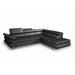 Black Sectional - Orren Ellis Aderinsola 108" Wide Faux Right Hand Facing Sleeper Corner Sectional Faux | 33.5 H x 108 W x 88.5 D in | Wayfair