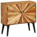 Millwood Pines Clem Sideboard Solid Mango Wood 33.5" x 11.8" x 29.5" Wood in Brown | 29.53 H x 33.46 W x 11.81 D in | Wayfair