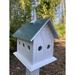 Paradise Birdhouses Chapel 20 in x 15 in x 12 in Birdhouse Plastic in Green | 20 H x 15 W x 12 D in | Wayfair CHH100-V-S