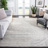 White 60 x 0.35 in Indoor Area Rug - Wade Logan® Baylay Abstract Handmade Tufted Beige Area Rug Polyester/Cotton/Wool | 60 W x 0.35 D in | Wayfair