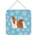 The Holiday Aisle® Snowflake Shih Tzu Wall Décor Metal in Blue/Gray | 8 H x 6 W in | Wayfair 2A334350E0204FE0B8274870CA134E40