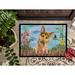 Winston Porter German Shepherd Spring Non-Slip Outdoor Door Mat Synthetics in White | 24 W x 36 D in | Wayfair 3EC4A92131894240A92496DD12EBA9D6