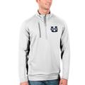 Men's Antigua White/Silver Utah State Aggies Generation Half-Zip Pullover Jacket