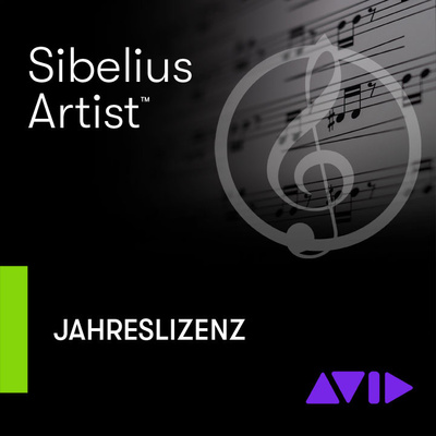 Avid Sibelius Artist Annual Subscription