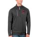 Men's Antigua Charcoal/Silver Texas Tech Red Raiders Generation Half-Zip Pullover Jacket