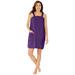 Plus Size Women's Dreams & Co.® Terry Towel Wrap by Dreams & Co. in Rich Violet (Size 34/36) Robe