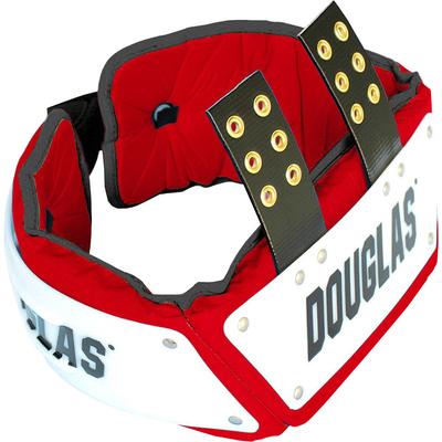 Douglas Custom Pro Football Adjustable Rib Protector Combo Red/Black