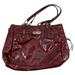 Coach Bags | Coach Patent Leather Maroon Shoulder Bag Lg - Md | Color: Red | Size: Os
