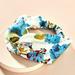 Anthropologie Accessories | Anthropologie Headband Floral | Color: Blue/White | Size: Os