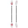 Cressi Unisex-Adult Mod4 Kayak Paddle Doppelpaddel für Kajaks in Vier schwimmenden Modulen, Weiß/Rot, One Size