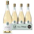 L.A Brewery | Non Alcoholic Sparkling Craft Kombucha Drink - English Rose - Pack of 6 x 750ml - Low Calorie Non Alcoholic Drinks - Kombucha Tea - Gluten Free & Vegan Soft Drinks | Brewed in the UK