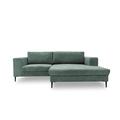 DOMO. Collection Modica Ecksofa, moderne L-Form Eckcouch, Sofa Eckgarnitur, türkis, 244x173x83