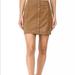 Free People Skirts | Free People Faux Leather Skirt | Color: Brown/Tan | Size: 12