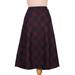 Jaipur Chic in Plaid,'Hand Made Wool Blend Plaid Skirt'