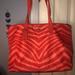 Coach Bags | Coach Zebra Print Weekender Tote Bag | Color: Orange/Pink | Size: Os