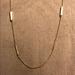 Kate Spade Jewelry | Hp! Nwot!! Kate Spade Station Necklace | Color: Gold/White | Size: Os