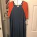 Lularoe Dresses | Lularoe Carly 2xl | Color: Blue/Orange | Size: Xxl