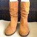 Jessica Simpson Shoes | Jessica Simpson Women’s Flat Suede Boots | Color: Tan | Size: 8.5