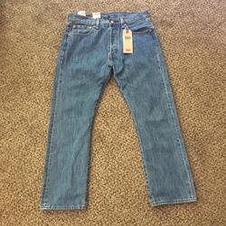 Levi's Jeans | 501 Levi’s Straight Fit Denim Jeans | Color: Blue | Size: 32