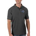 Men's Antigua Gray Orlando Magic Legacy Pique Polo