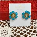 Kate Spade Jewelry | Kate Spade Ny Floral Earrings | Color: Blue | Size: Os