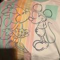 Disney Tops | L Disney Parks Mickey And Minnie Mouse Tank Top | Color: Green/White | Size: L