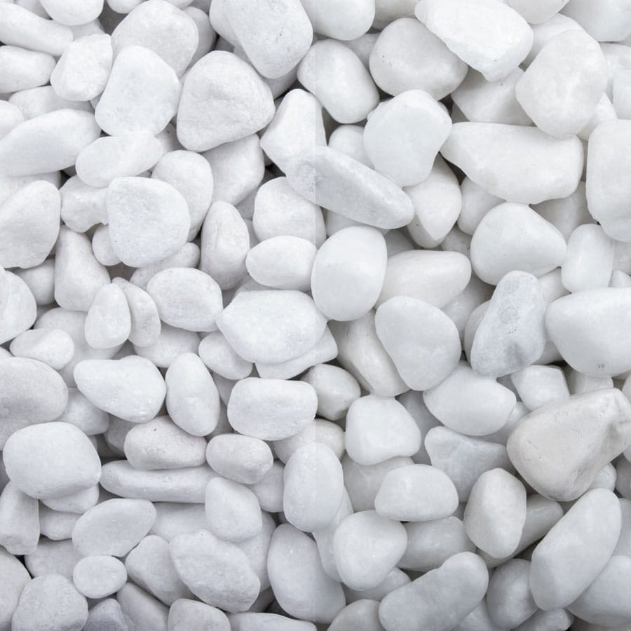 Ziersplitt Schneeweiß getrommelt, 500 kg (Bigbag), 8-16 mm Image