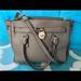 Michael Kors Bags | Michael Kors Hamilton Traveler Lrg. Bag Grey/Taupe | Color: Gold/Gray | Size: Os