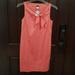 J. Crew Dresses | J Crew Sheath Dress Bow Front Sleeveless Sz 4 Nwt | Color: Orange/Pink | Size: 4