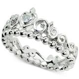 Giani Bernini Jewelry | Giani Bernini Cubic Zironia Tiara Ring In Sterling | Color: Silver | Size: 7