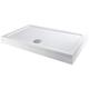 PODIUM 1400 x 700mm Shower Tray Rectangular Easy Plumb Premium Anti-Slip FREE High Flow Waste