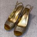 Nine West Shoes | Beautiful Dress Shoes! | Color: Gold | Size: 8