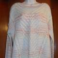 American Eagle Outfitters Sweaters | New Cream Sweater By American Eagle | Color: Cream/Pink | Size: L