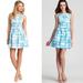 Lilly Pulitzer Dresses | Lilly Pulitzer Sandrine Blue Stripe Floral Dress | Color: Blue | Size: 8