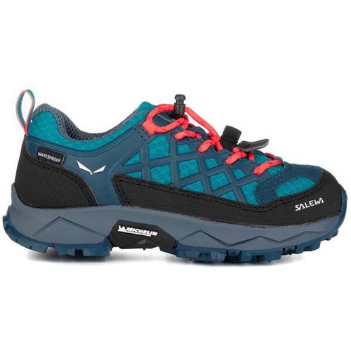 SALEWA Kinder Trekkingstiefel WILDFIRE WP, Größe 32 in Blau