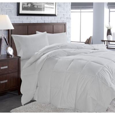 White Goose Down Comforter by JLJ in White (Size FL/QUE)
