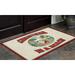 Gray 0.3 x 30 x 46 in Kitchen Mat - The Holiday Aisle® Beach Christmas Kitchen Mat Plastic | 0.3 H x 30 W x 46 D in | Wayfair