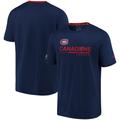 Men's Fanatics Branded Navy Montreal Canadiens Authentic Pro Locker Room Performance T-Shirt