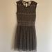 Anthropologie Dresses | Anthro Brand Medium Cream & Black Tule Dress | Color: Black/Cream | Size: M