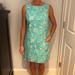 Lilly Pulitzer Dresses | Lilly Pulitzer Shift Dress | Seashell Print | Sz 6 | Color: Blue/Yellow | Size: 6