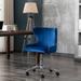 Rosdorf Park Bardwell Task Chair Upholstered, Polyester in Blue | 35.4 H x 23.2 W x 22 D in | Wayfair 73342F87C1B84C50A8CEA7FDE2852F56