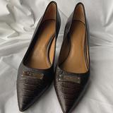 Michael Kors Shoes | Brown Pointed Toe Coach Heels | Color: Brown | Size: 7